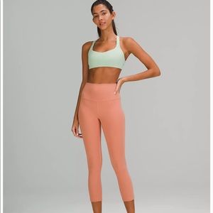 NWT Lululemon 23” Align Crop Size 10 in Pink Savannah